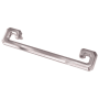 Crown Cabinet Hardware Monaco 6-5/16 Inch Center to Center Greek Style Finger Cabinet Pull / Drawer Pull Satin Nickel