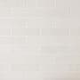 Cruz Bay Studio Bedouin - 4" x 12" Brick Wall Tile - Glossy Visual - Sold by Carton (9.9 SF/Carton) Off-White Gloss