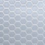 Cruz Bay Studio 3 inch Beehive - 10" x 12" Geometric Floor and Wall Tile - Matte Visual - Sold by Carton (9.13 SF/Carton) Caribbean Blue Matte