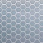 Cruz Bay Studio 3 inch Beehive - 10" x 12" Geometric Floor and Wall Tile - Matte Visual - Sold by Carton (9.13 SF/Carton) Aqua Blue Matte