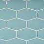Cruz Bay Studio Long Hex - 11" x 11" Geometric Wall Tile - Glossy Visual - Sold by Carton (9.02 SF/Carton) Skyline Gloss