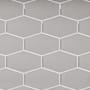 Cruz Bay Studio Long Hex - 11" x 11" Geometric Wall Tile - Glossy Visual - Sold by Carton (9.02 SF/Carton) Marsh Gloss