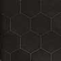 Cruz Bay Studio Honeycomb - 9" x 10" Geometric Floor and Wall Tile - Matte Visual - Sold by Carton (9.08 SF/Carton) Black Matte