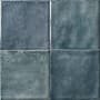 Cruz Bay Studio Safi - 6" x 6" Square Wall Tile - Glossy Visual - Sold by Carton (13.89 SF/Carton) Blue Gloss