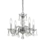 Crystorama Lighting Group Traditional Crystal 4 Light 15" Wide Crystal Pendant with Swarovski Strass Crystal Accents Polished Chrome