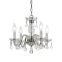 Crystorama Lighting Group Traditional Crystal 4 Light 15" Wide Crystal Pendant with Swarovski Spectra Crystal Accents Polished Chrome