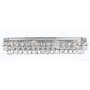 Crystorama Lighting Group Calypso 33" Wide Vanity Light with Clear Glass Accents Polished Chrome