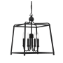 Crystorama Lighting Group Sylvan 4 Light 16" Wide Taper Candle Pendant Black Forged
