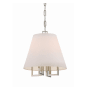 Crystorama Lighting Group Westwood 4 Light 14" Wide Pendant Polished Nickel