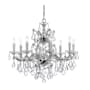 Crystorama Lighting Group Maria Theresa 9 Light 26" Wide Crystal Chandelier with Swarovski Strass Crystal Accents Polished Chrome