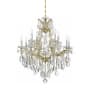 Crystorama Lighting Group Maria Theresa 13 Light 28" Wide Crystal Chandelier with Swarovski Spectra Crystal Accents Gold