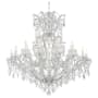 Crystorama Lighting Group Maria Theresa 25 Light 46" Wide Crystal Chandelier with Hand Cut Crystal Accents Polished Chrome