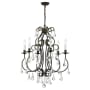 Crystorama Lighting Group Ashton 6 Light 22" Wide Crystal Chandelier with Hand Cut Crystal Accents English Bronze