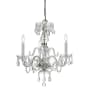 Crystorama Lighting Group Traditional Crystal 3 Light 16" Wide Crystal Pendant with Swarovski Spectra Crystal Accents Polished Chrome