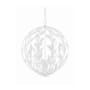 Crystorama Lighting Group Broche 6 Light 21" Wide Taper Candle Globe Chandelier Matte White