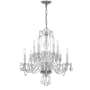 Crystorama Lighting Group Traditional Crystal 10 Light 23" Wide Crystal Chandelier with Swarovski Strass Crystal Accents Polished Chrome