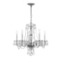 Crystorama Lighting Group Traditional Crystal 5 Light 21" Wide Crystal Chandelier with Swarovski Spectra Crystal Accents Polished Chrome