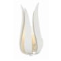 Crystorama Lighting Group Broche 14" Tall Wall Sconce with Metal Shade Matte White