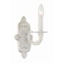 Crystorama Lighting Group Paris Market 10" Tall Wall Sconce Antique White