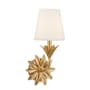 Crystorama Lighting Group Broche 15" Tall Wall Sconce Antique Gold