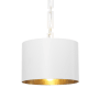 Matte White / Antique Gold