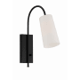 Crystorama Lighting Group Alexa 19" Tall Wall Sconce Matte Black