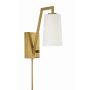 Crystorama Lighting Group Avon 12" Tall Wall Sconce Aged Brass