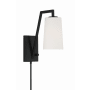 Crystorama Lighting Group Avon 12" Tall Wall Sconce Matte Black