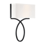 Crystorama Lighting Group Brinkley 2 Light 15" Tall Wall Sconce Black Forged
