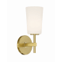 Crystorama Lighting Group Colton 13" Tall Bathroom Sconce Aged Brass