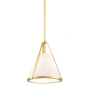 Crystorama Lighting Group Fulton 10" Wide Mini Pendant Antique Gold