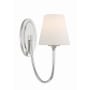 Crystorama Lighting Group Juno 13" Tall Wall Sconce Polished Nickel