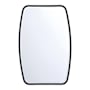 Crystorama Lighting Group Lindee 24"W x 36"H Rectangular Beveled Steel Framed Accent Mirror Matte Black