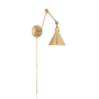Crystorama Lighting Group Morgan 11" Tall Wall Sconce Aged Brass