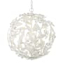 Crystorama Lighting Group Marselle 4 Light 17" Wide Crystal Pendant Matte White