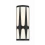 Crystorama Lighting Group Royston 18" Tall LED Wall Sconce Black