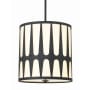 Crystorama Lighting Group Royston 4 Light 17" Wide Pendant Black