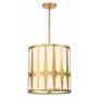 Crystorama Lighting Group Royston 4 Light 17" Wide Pendant Antique Gold