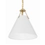 Crystorama Lighting Group Xavier 3 Light 16" Wide Pendant Vibrant Gold