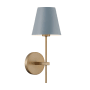 Crystorama Lighting Group Xavier 15" Tall Wall Sconce Vibrant Gold / Blue