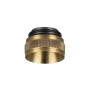 CSL Lighting Luxe 2" Wide Knurled Metal Bezel Patina Brass