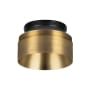 CSL Lighting Luxe 3" Wide Deep Regressed Metal Bezel Patina Brass
