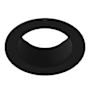 CSL Lighting ECO Downlight 3" Wide Adjustable Round Trim Ring Black