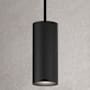 CSL Lighting LED Cylinder 5" Wide 3000K LED Mini Pendant Matte Black