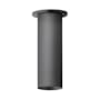 CSL Lighting Luxe Cylinder 4" Wide 2700K LED Semi-Flush Ceiling Fixture Matte Black