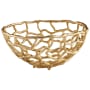 Cyan Design Enigma 12.5 Inch Diameter Aluminum Decorative Bowl Made in India Gold