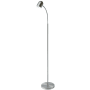 Dainolite Single Light 53" Tall Integrated LED Gooseneck Floor Lamp Satin Chrome