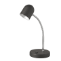 Dainolite Single Light 14" Tall Integrated LED Flexible Neck Desk Lamp Black