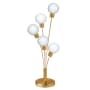 Dainolite 5 Light 29" Tall Tree Table Lamp Aged Brass