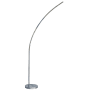 Dainolite 70" Tall LED Arc Floor Lamp Polished Chrome